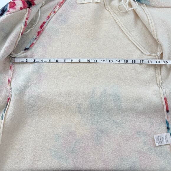 Anthropologie Sleeping on Snow Winter Blossom Boiled Wool Floral Jacket XS Cozy - Picture 10 of 13